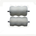 Rotary egg washing brush roller used for machine with steel shaft